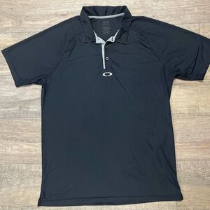 Oakley Golf Black Polo Shirt